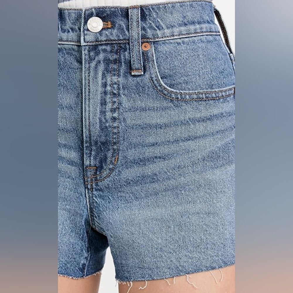 Madewell High Rise Denim Shorts Size 30 - Picture 12 of 15
